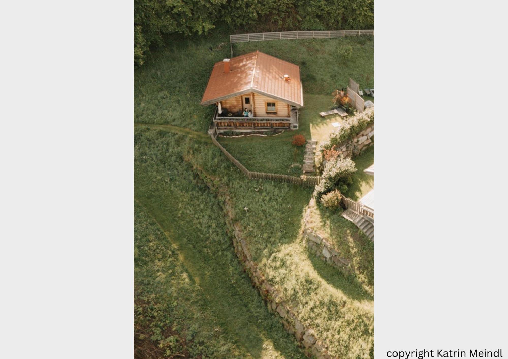 Das Paradieschen Edlitz - Stilvolles Blockhaus Mit Kamin Zewnętrze zdjęcie